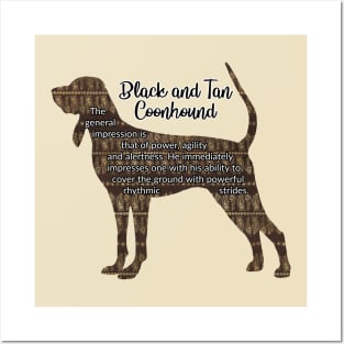 Black and Tan Coonhound Posters and Art